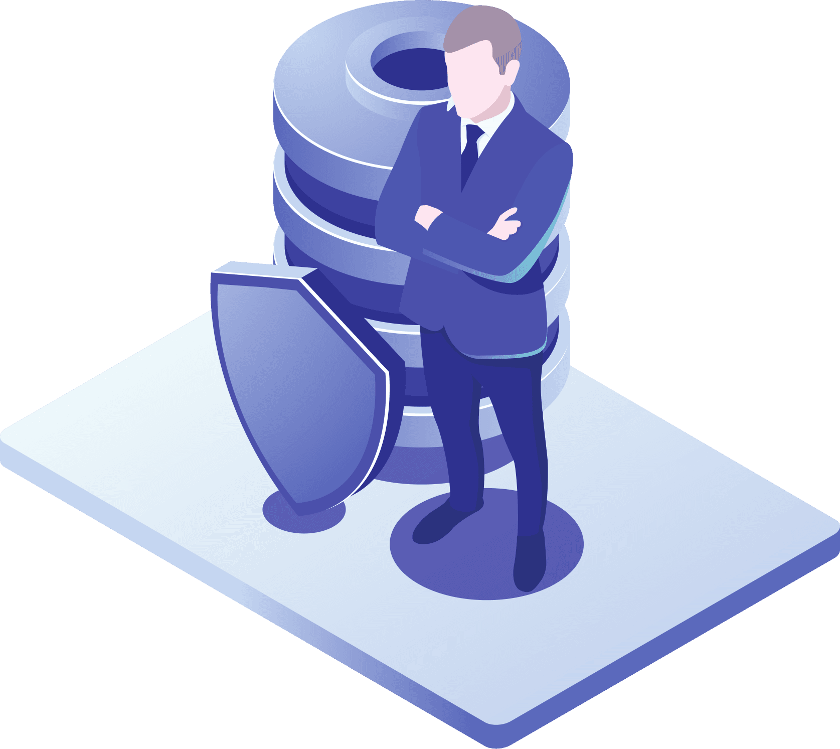 Secure Network Infrastructure Illustration