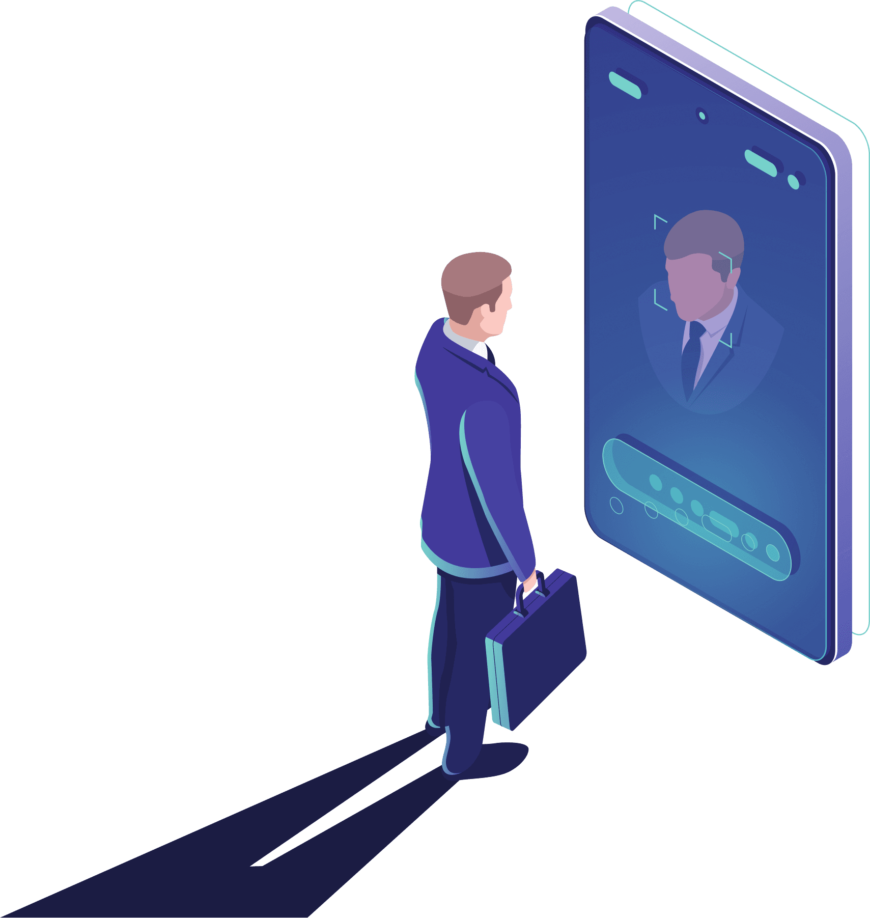 Secure Network Infrastructure Illustration