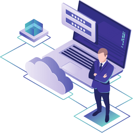Secure Network Infrastructure Illustration