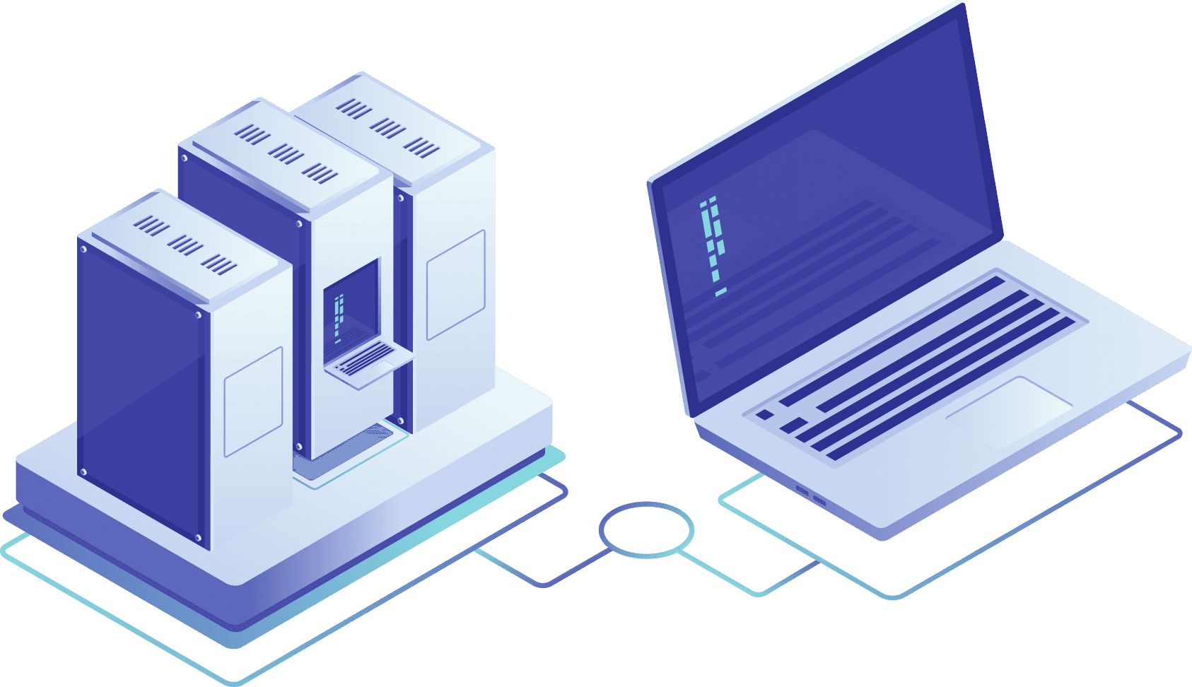 Secure Network Infrastructure Illustration
