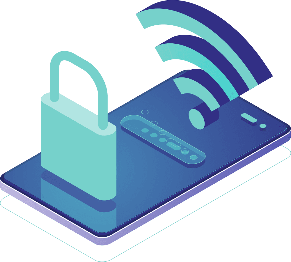 Secure Network Infrastructure Illustration
