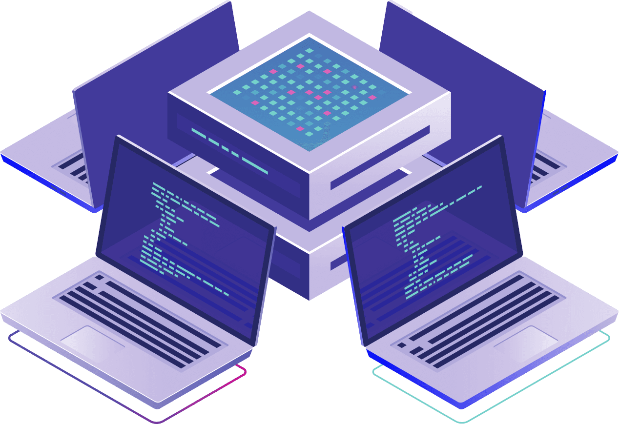 Secure Network Infrastructure Illustration