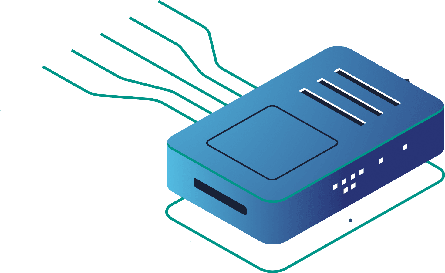 Secure Network Infrastructure Illustration