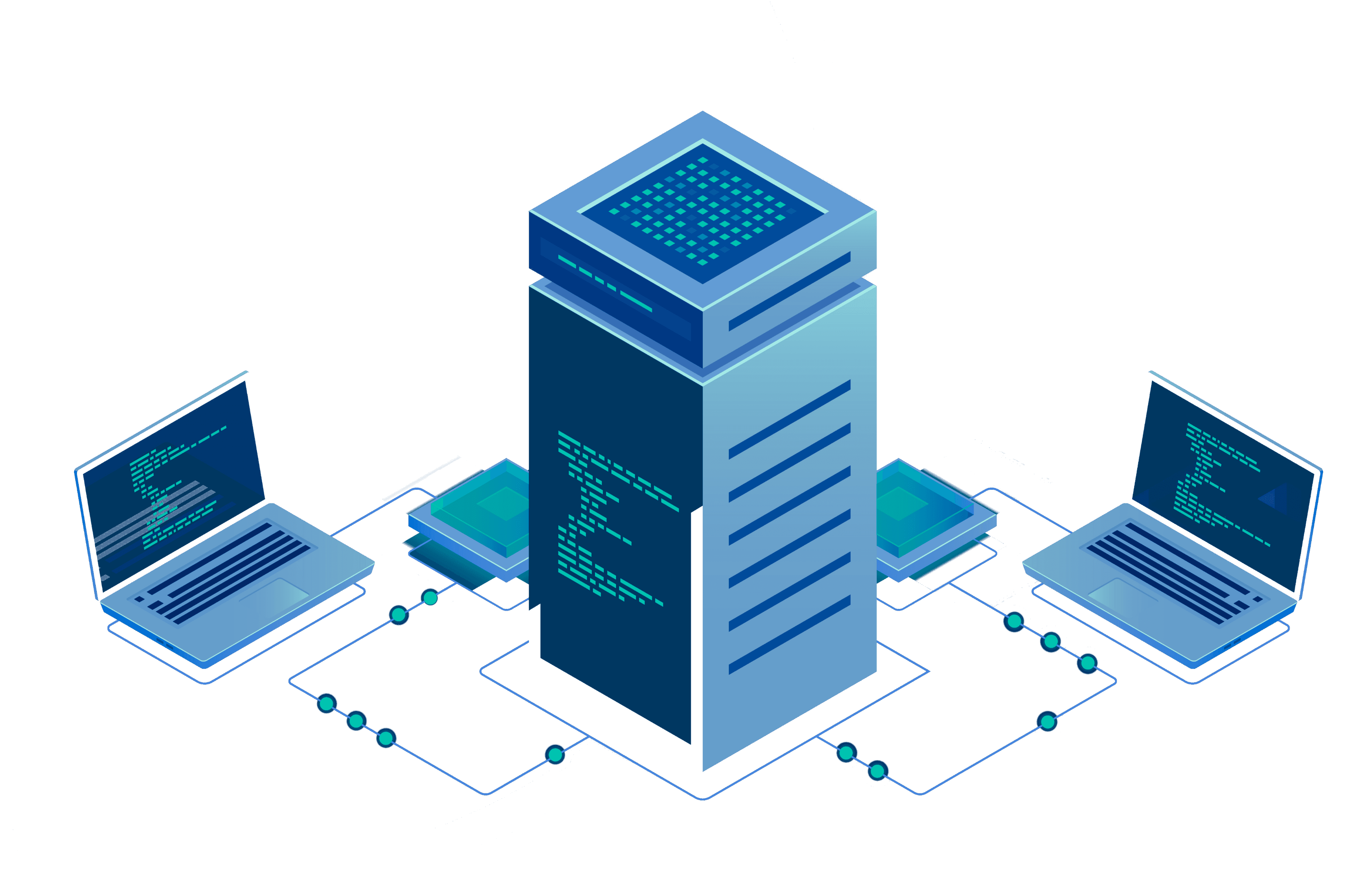 Secure Network Infrastructure Illustration